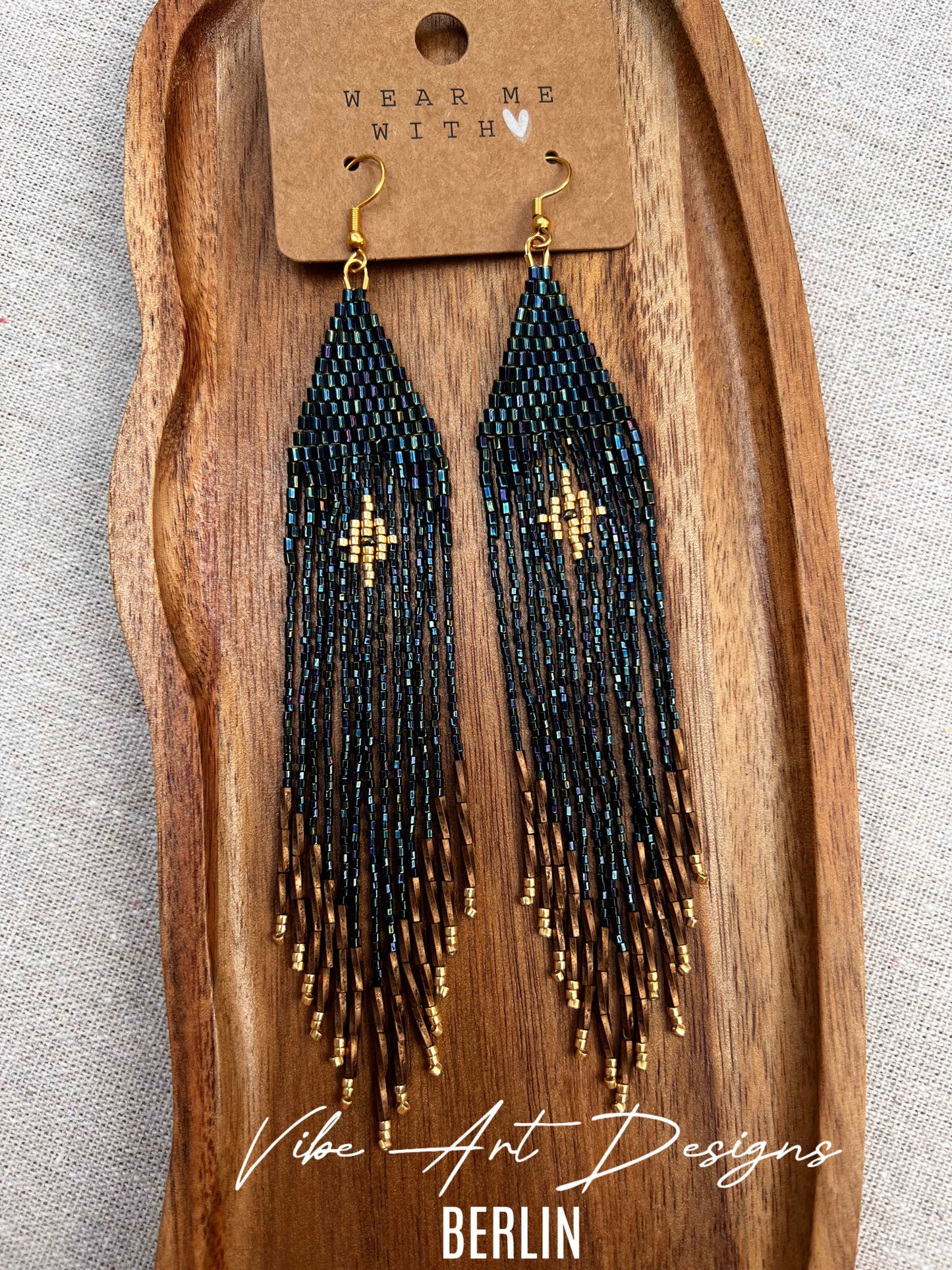 Ohrringe Exclusive Long Bohemian Beaded Earrings