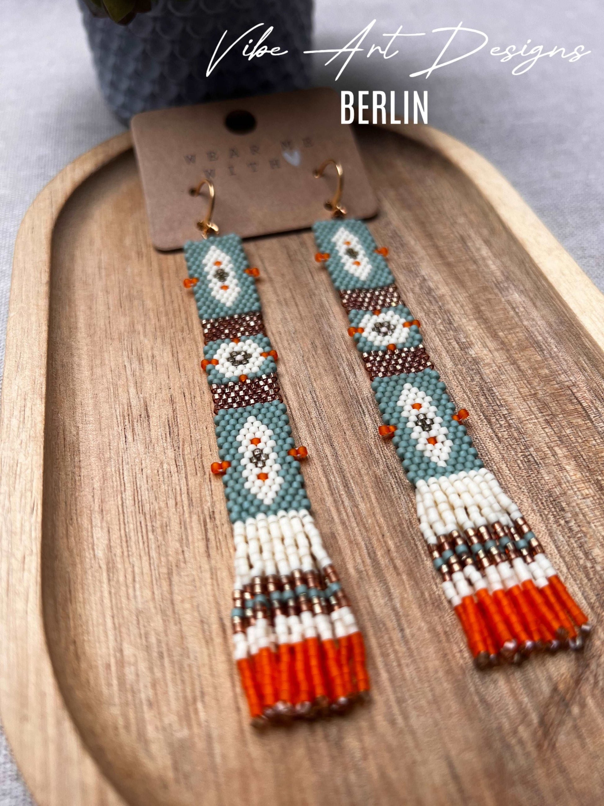 Einzigartige Boho-Style-Ohrringe – Handgefertigter Schmuck