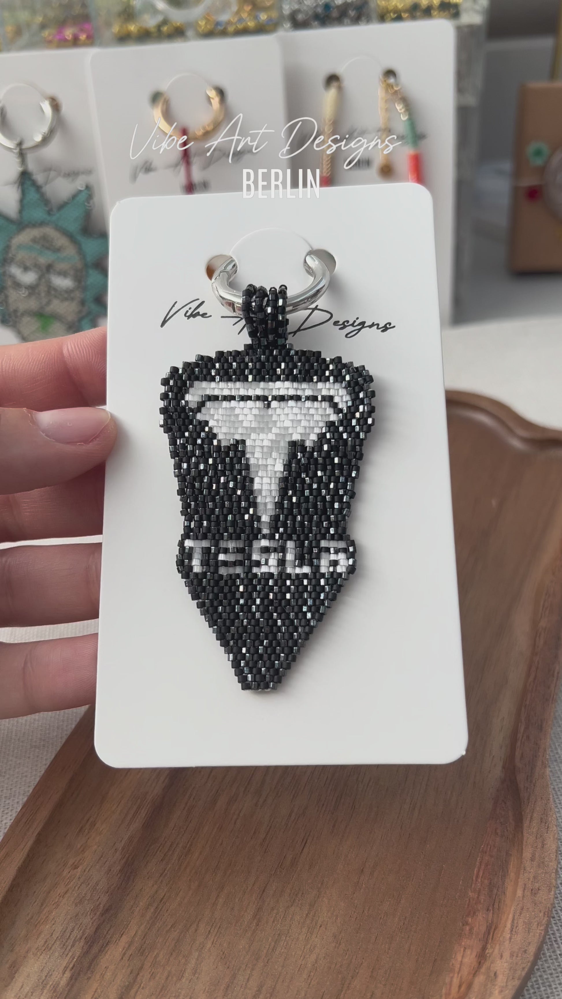 Handcrafted Tesla Logo Keychains Custom-Made