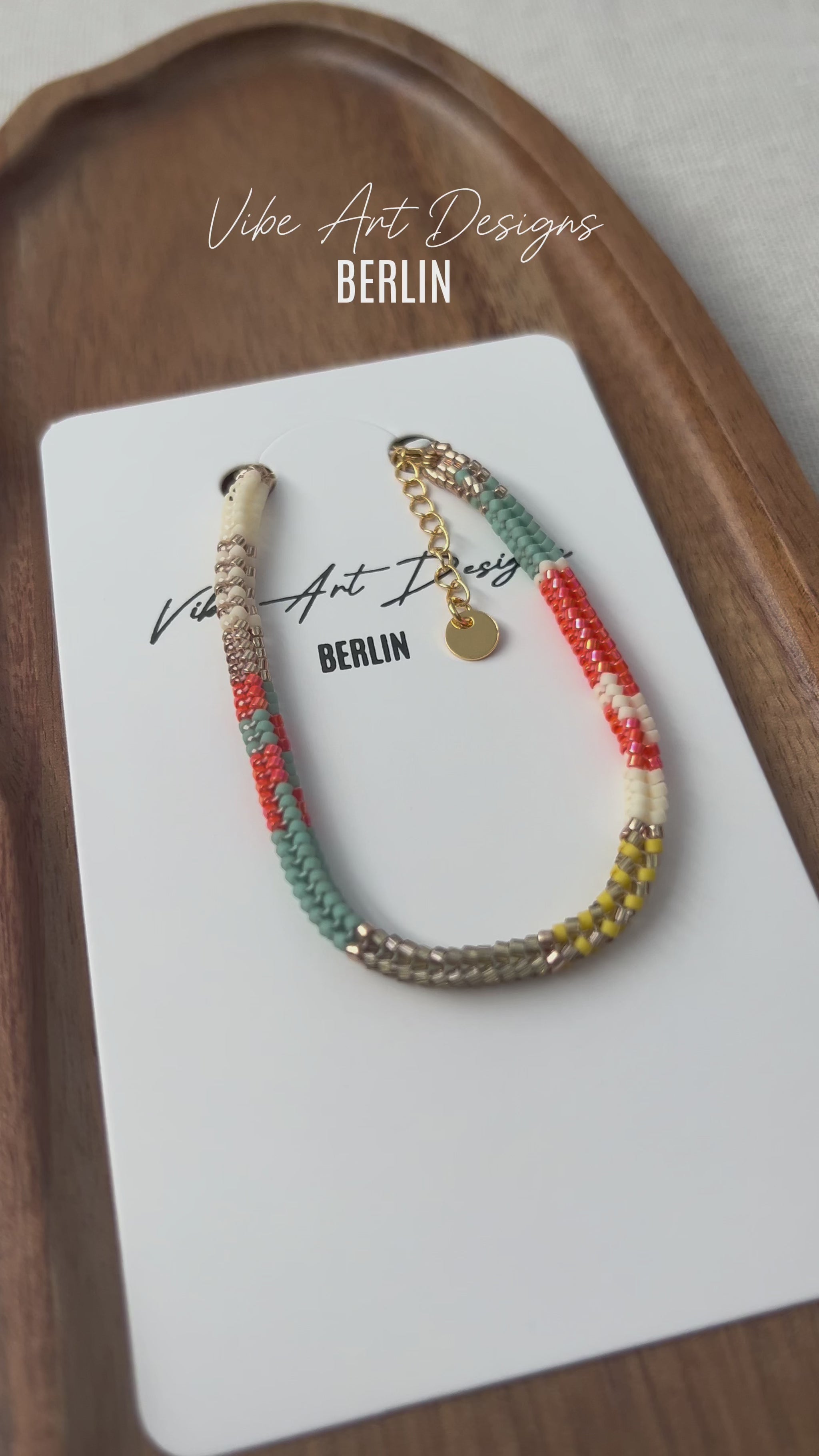 Customized Beaded Bracelet Crafted by Hand